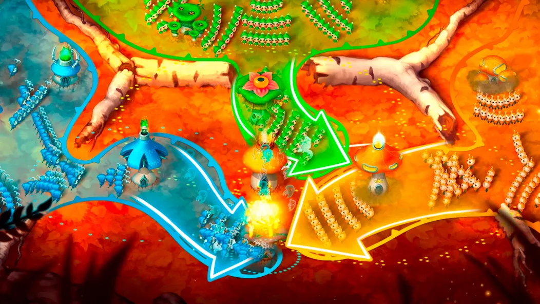 Mushroom Wars 2: RTS Strategy (Мушрум Варс 2)  [МОД Mega Pack] Screenshot 5