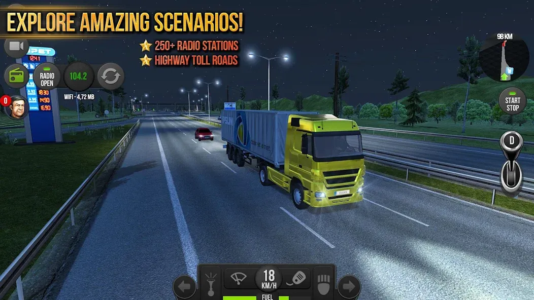 Truck Simulator : Europe  [МОД Все открыто] Screenshot 2