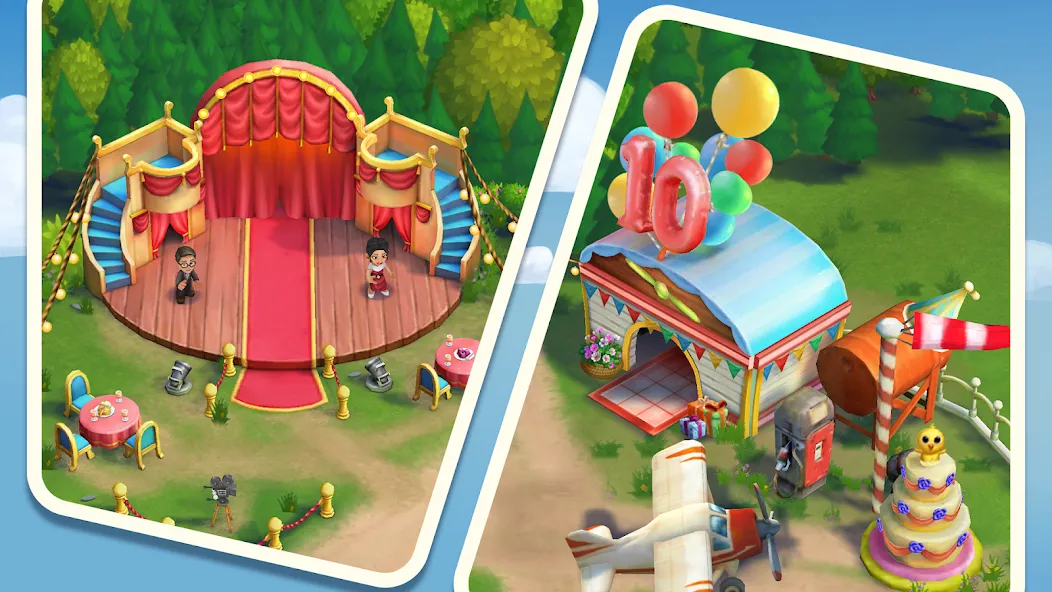 FarmVille 2: Country Escape (ФармВилл 2 С)  [МОД Меню] Screenshot 2