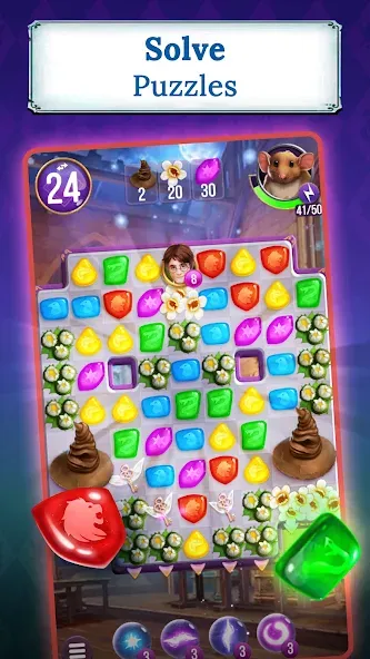 Harry Potter: Puzzles & Spells  [МОД Menu] Screenshot 1