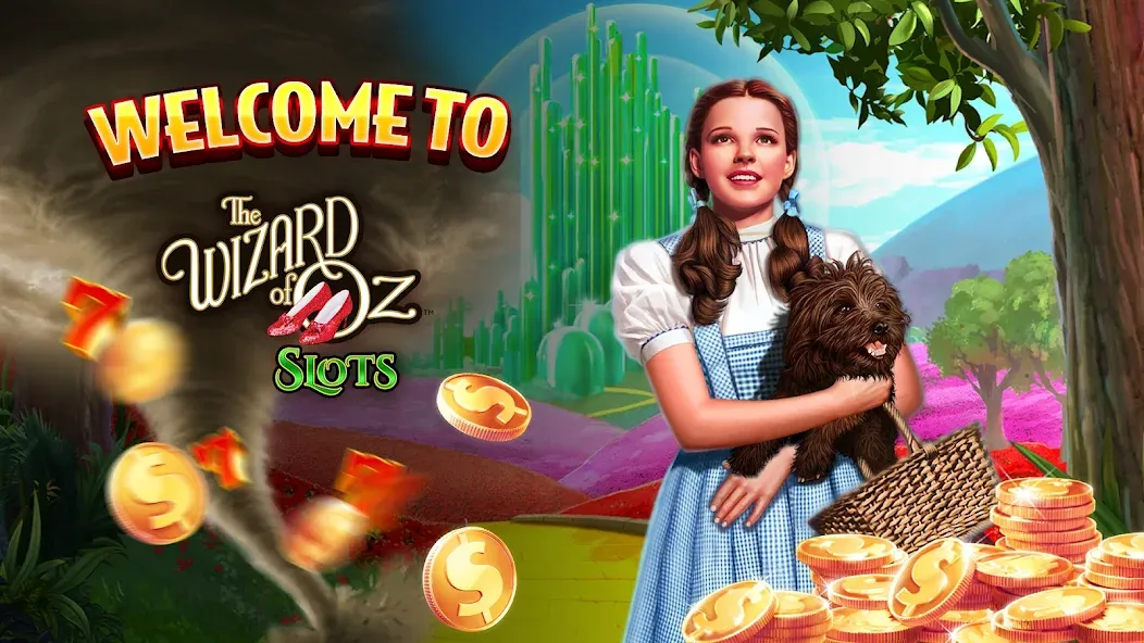 Wizard of Oz Slots Games (Волшебник из страны Оз игровой автомат)  [МОД Бесконечные деньги] Screenshot 1