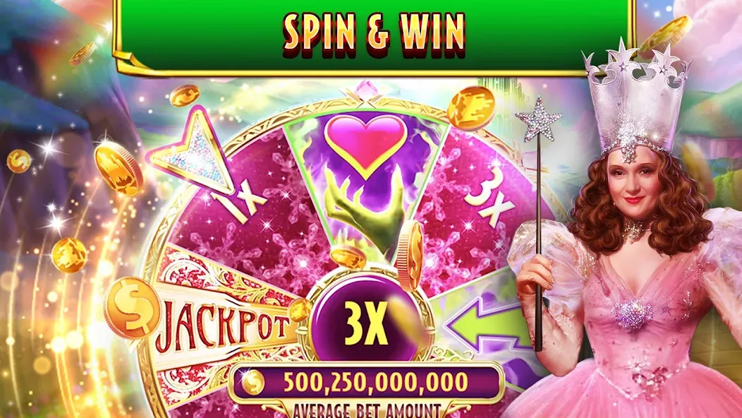 Wizard of Oz Slots Games (Волшебник из страны Оз игровой автомат)  [МОД Бесконечные деньги] Screenshot 4