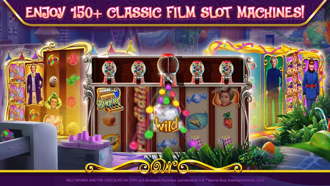 Willy Wonka Vegas Casino Slots (Вилли Вонка Вегас Казино Слоты)  [МОД Unlocked] Screenshot 3