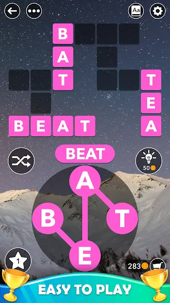 Word Cross: Offline Word Games  [МОД Много денег] Screenshot 2