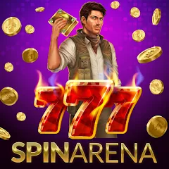 Взломанная SpinArena Online Casino Slots (СпинАрена Онлайн Казино Слоты)  [МОД Menu] - полная версия apk на Андроид