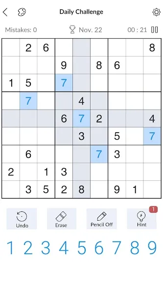 Sudoku - Classic Sudoku Puzzle  [МОД Menu] Screenshot 1