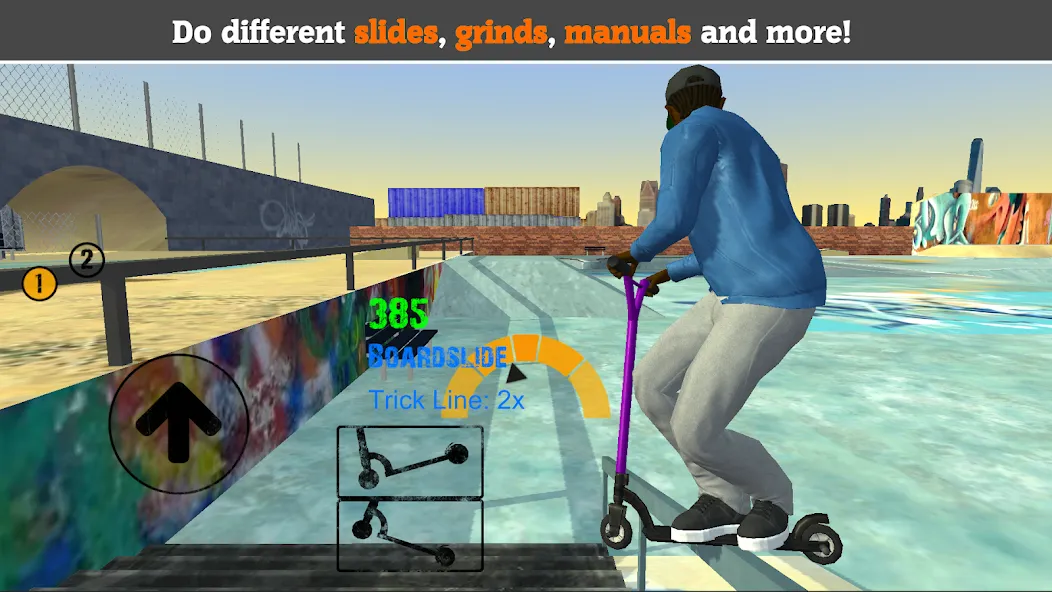 Scooter FE3D 2 (Скутер ФЭ3Д 2)  [МОД Бесконечные деньги] Screenshot 1