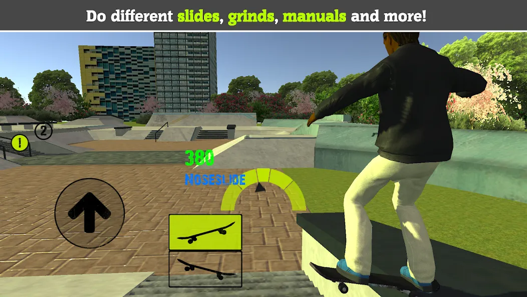 Skateboard FE3D 2 (Скейтборд 3D 2)  [МОД Меню] Screenshot 1