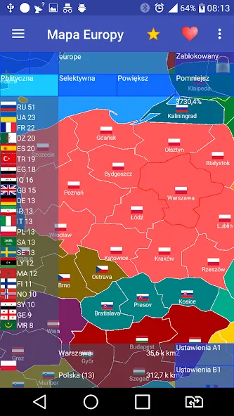 Europe map  [МОД Все открыто] Screenshot 1