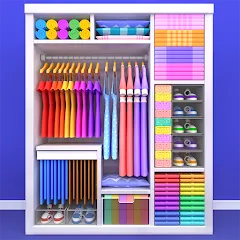 Скачать взлом Fill the Closet: Organize Game (Фил зе Клозет)  [МОД Mega Pack] - стабильная версия apk на Андроид