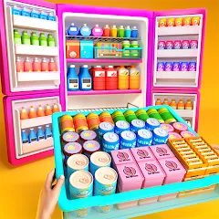 Скачать взлом Fill Up Fridge：Organizing Game  [МОД Menu] - последняя версия apk на Андроид