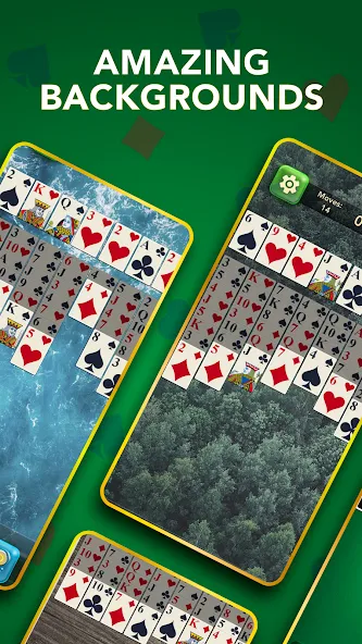 FreeCell Classic Card Game (ФриСел Классическая карточная игра)  [МОД Бесконечные деньги] Screenshot 2