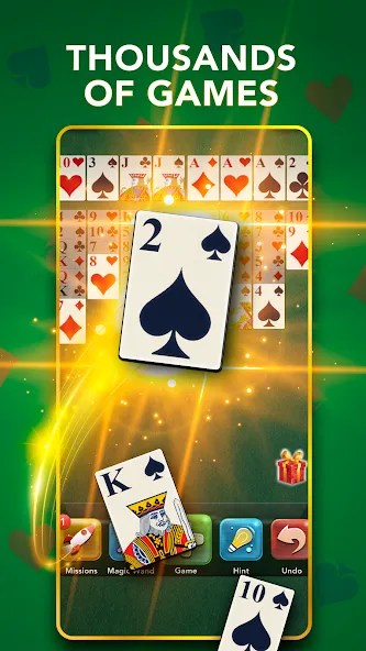 FreeCell Classic Card Game (ФриСел Классическая карточная игра)  [МОД Бесконечные деньги] Screenshot 5