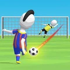 Скачать взлом Stickman Freekick: Soccer game  [МОД Menu] - полная версия apk на Андроид