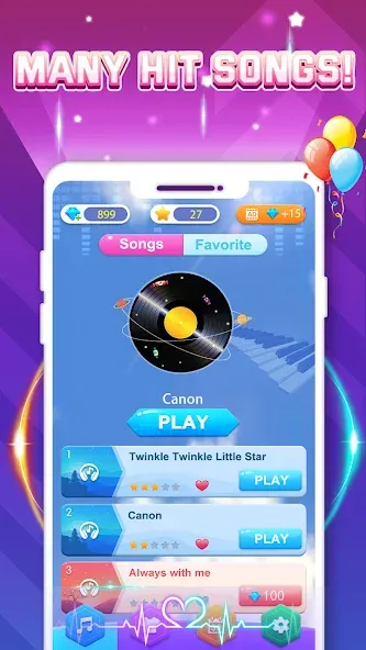 Piano Game: Classic Music Song  [МОД Unlimited Money] Screenshot 5