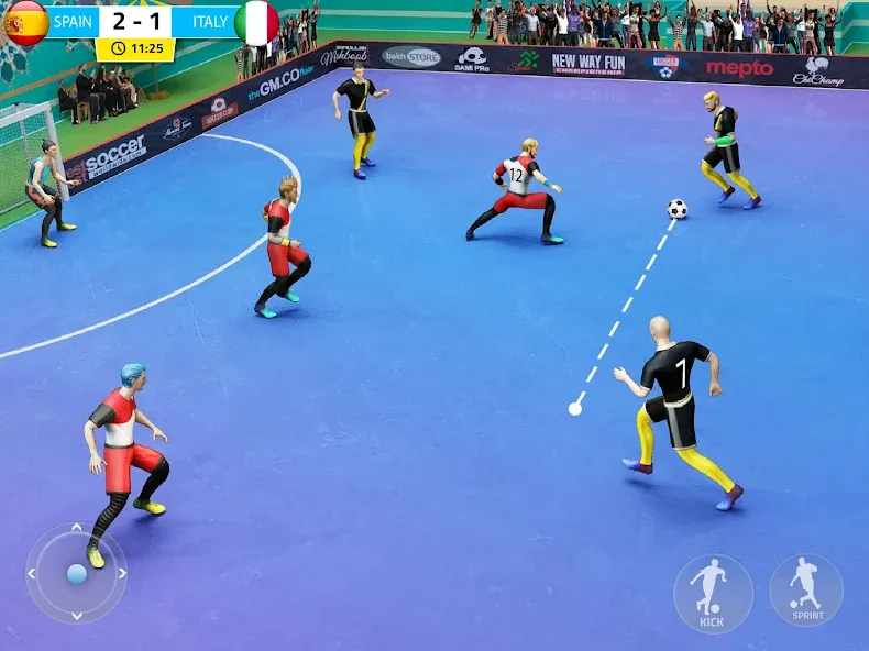 Indoor Futsal: Football Games (Индор Футзал)  [МОД Много монет] Screenshot 5