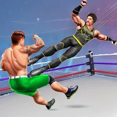 Взломанная Tag Team Wrestling Game (Таг Тим Реслинг Гейм)  [МОД Много монет] - стабильная версия apk на Андроид