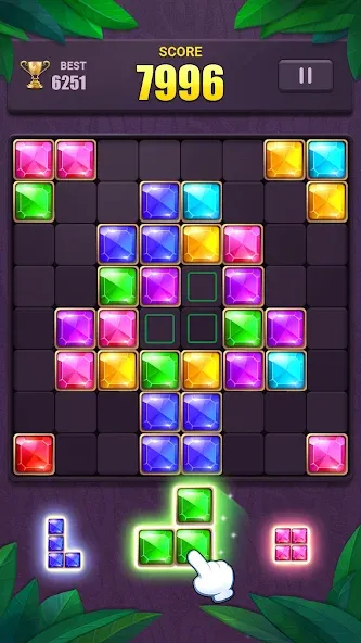 Block Puzzle: Jewel Blast Game  [МОД Все открыто] Screenshot 2