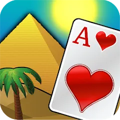 Взломанная Pyramid Solitaire - Egypt (Пирамиды пасьянс)  [МОД Все открыто] - стабильная версия apk на Андроид