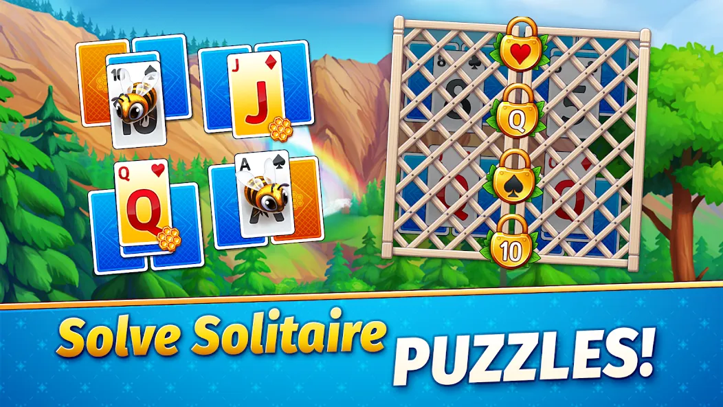 Solitaire Golden Prairies  [МОД Mega Pack] Screenshot 4