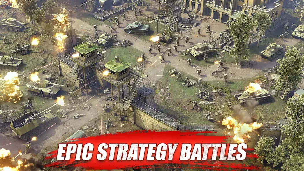 Heroes of War: Idle army game (Герои войны)  [МОД Много денег] Screenshot 5