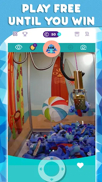 Real Claw Machine & Crane Game  [МОД Бесконечные деньги] Screenshot 1