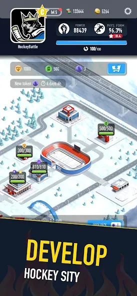 Hockey Battle 2 (Хоккей Батл 2)  [МОД Много монет] Screenshot 1