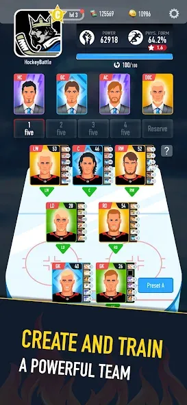 Hockey Battle 2 (Хоккей Батл 2)  [МОД Много монет] Screenshot 3