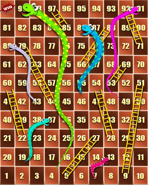 Snake and ladder (Змеи и лестницы)  [МОД Меню] Screenshot 1