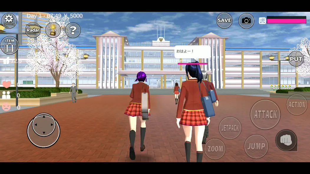 SAKURA School Simulator (Сакура Скул Симулятор)  [МОД Много монет] Screenshot 1