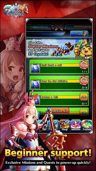 Grand Summoners - Anime RPG (Гранд Саммонерс)  [МОД Бесконечные монеты] Screenshot 5