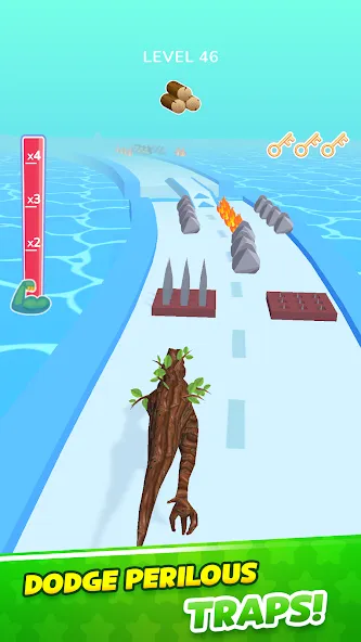 Dino Evolution Run 3D (Дино Эволюция Ран 3Д)  [МОД Бесконечные монеты] Screenshot 5