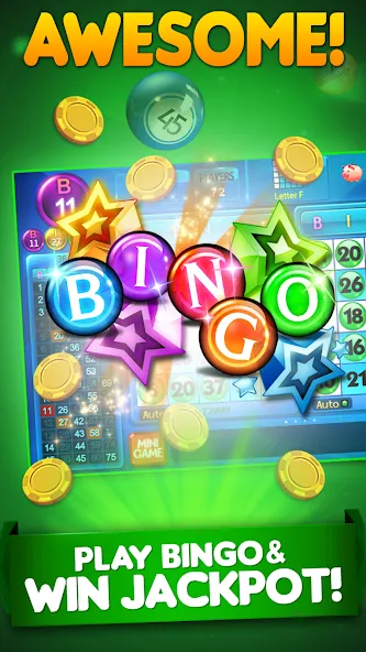 Bingo City 75 : Bingo & Slots (Бинго Сити 75)  [МОД Бесконечные деньги] Screenshot 3