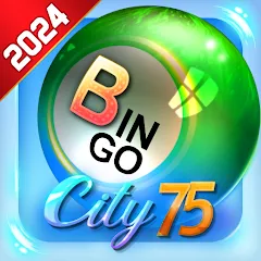 Скачать взломанную Bingo City 75 : Bingo & Slots (Бинго Сити 75)  [МОД Бесконечные деньги] - полная версия apk на Андроид