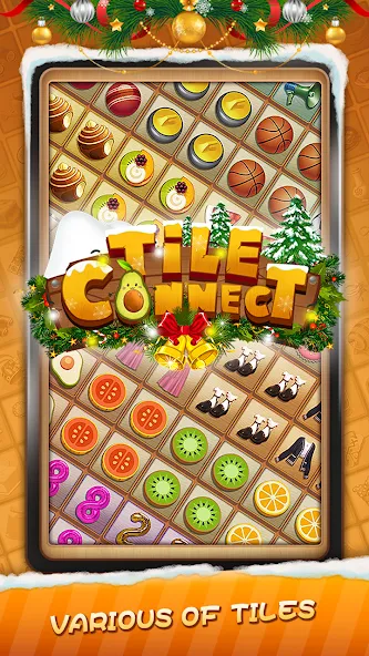 Tile Connect - Matching Games (Тайл Коннект)  [МОД Меню] Screenshot 1