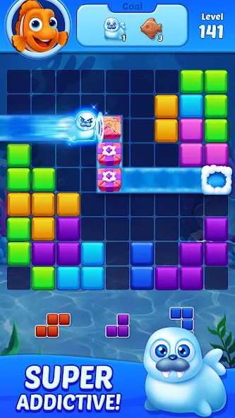 Block Puzzle Ocean  [МОД Все открыто] Screenshot 5