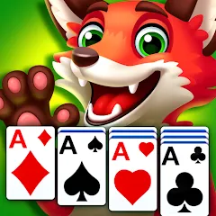 Взлом Solitaire Zoo  [МОД Много денег] - полная версия apk на Андроид