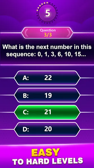 Math Trivia - Quiz Puzzle Game (Математические загадки)  [МОД Unlocked] Screenshot 4