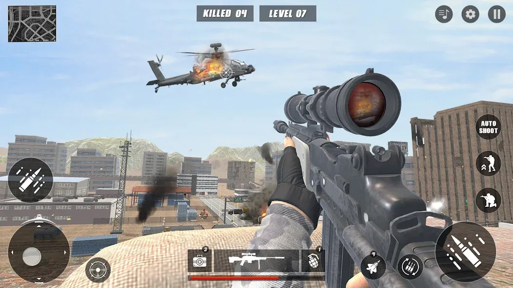 Code of Sniper 3D Gun Shooting  [МОД Menu] Screenshot 3