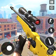 Взломанная Code of Sniper 3D Gun Shooting  [МОД Menu] - стабильная версия apk на Андроид