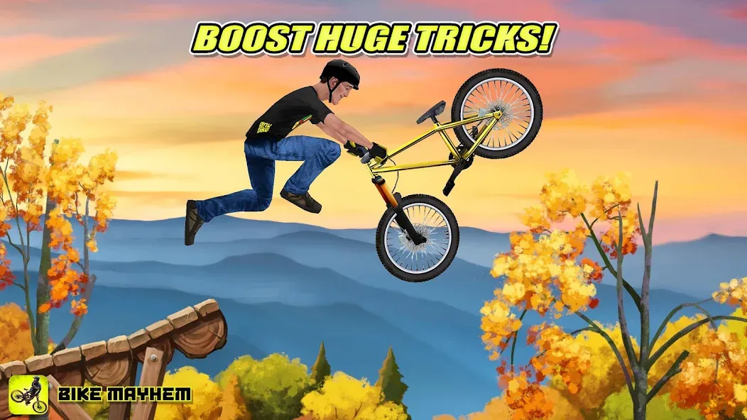 Bike Mayhem Free (Байк Мейхем Фри)  [МОД Бесконечные деньги] Screenshot 2