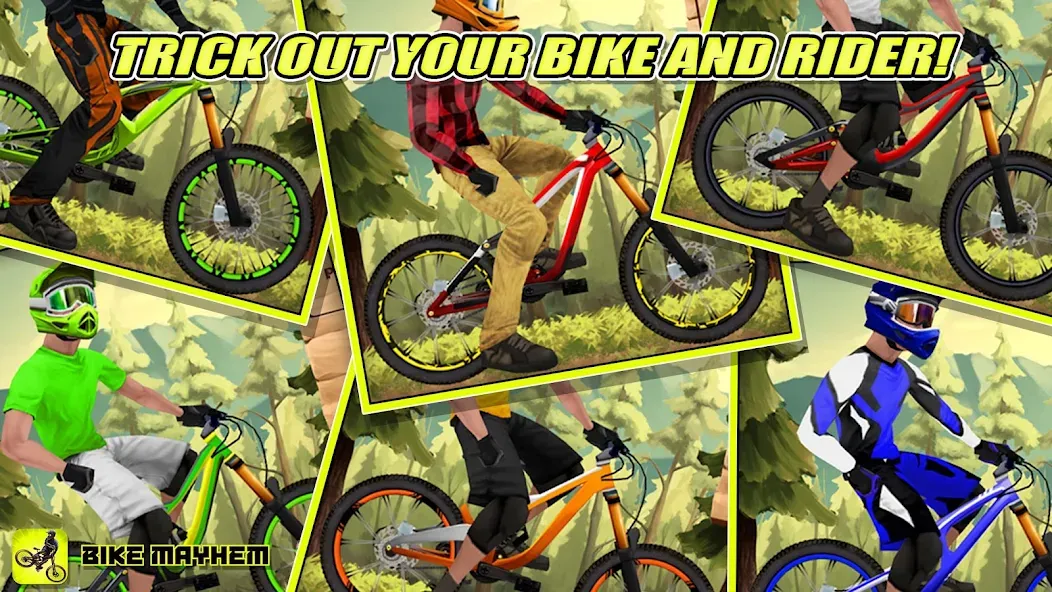 Bike Mayhem Free (Байк Мейхем Фри)  [МОД Бесконечные деньги] Screenshot 3