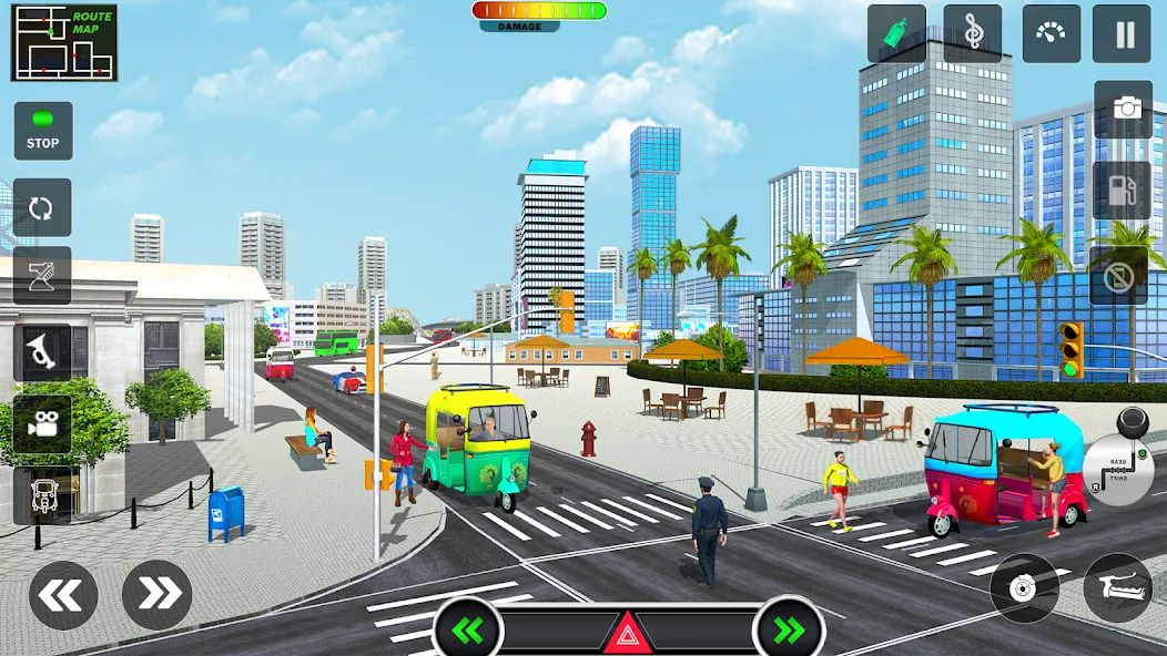 Tuk Tuk Auto Rickshaw Game 3d  [МОД Unlimited Money] Screenshot 4