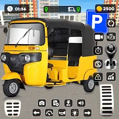 Скачать взломанную Tuk Tuk Auto Rickshaw Game 3d  [МОД Unlimited Money] - полная версия apk на Андроид