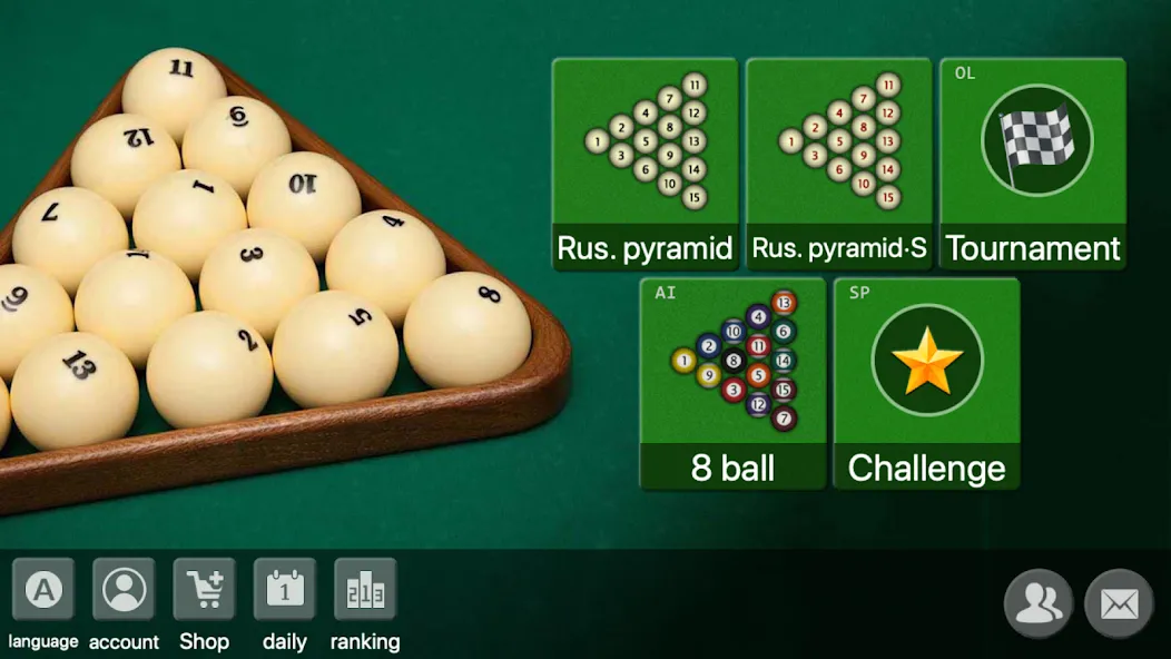 russian billiards 2024  [МОД Mega Pack] Screenshot 1