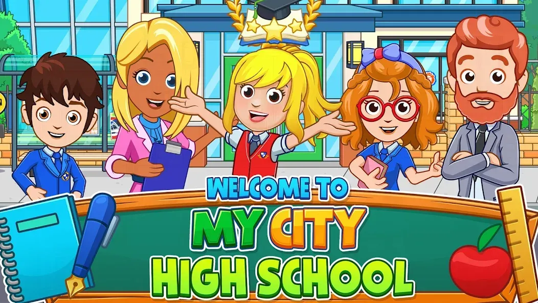 My City : High School (Мой город)  [МОД Все открыто] Screenshot 1