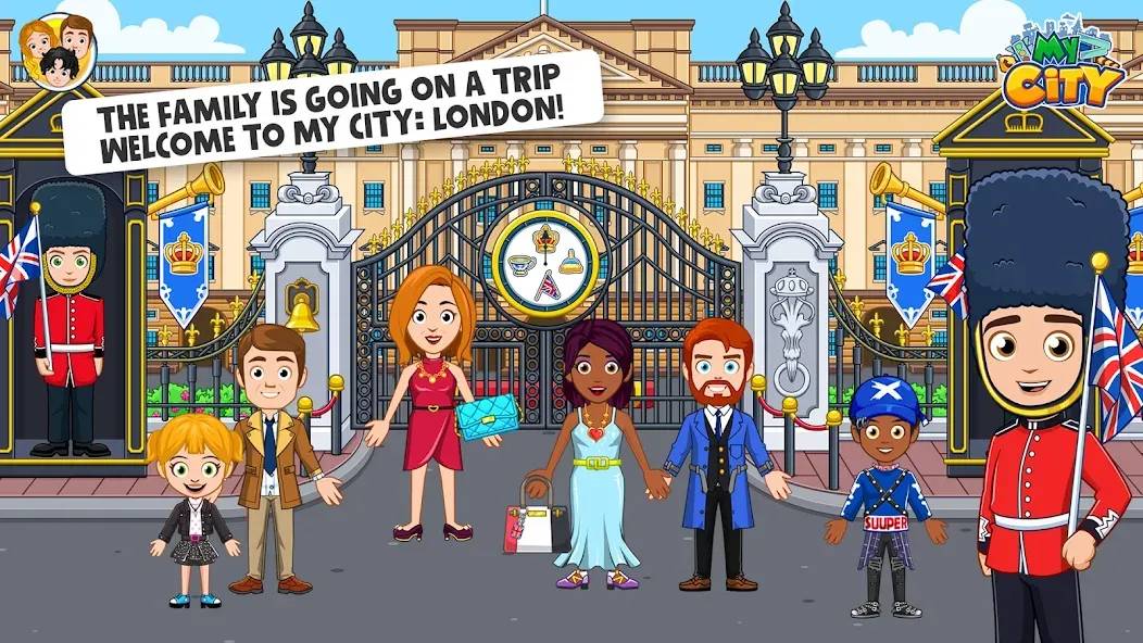 My City : London (Мой город)  [МОД Много денег] Screenshot 1