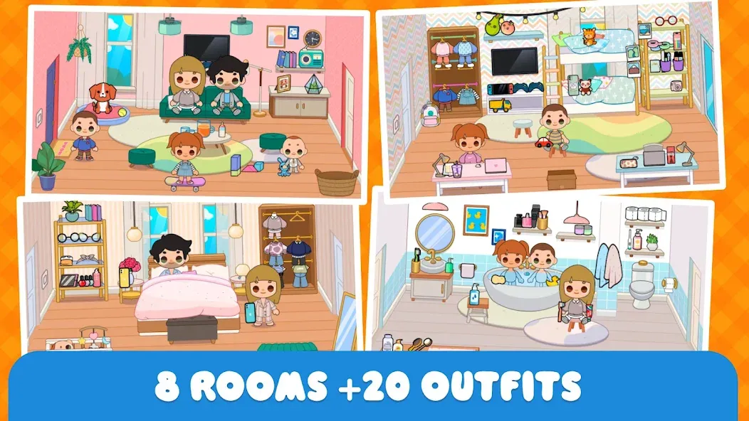 Minni Family Home - Play House (Минни Семейный дом)  [МОД Меню] Screenshot 1