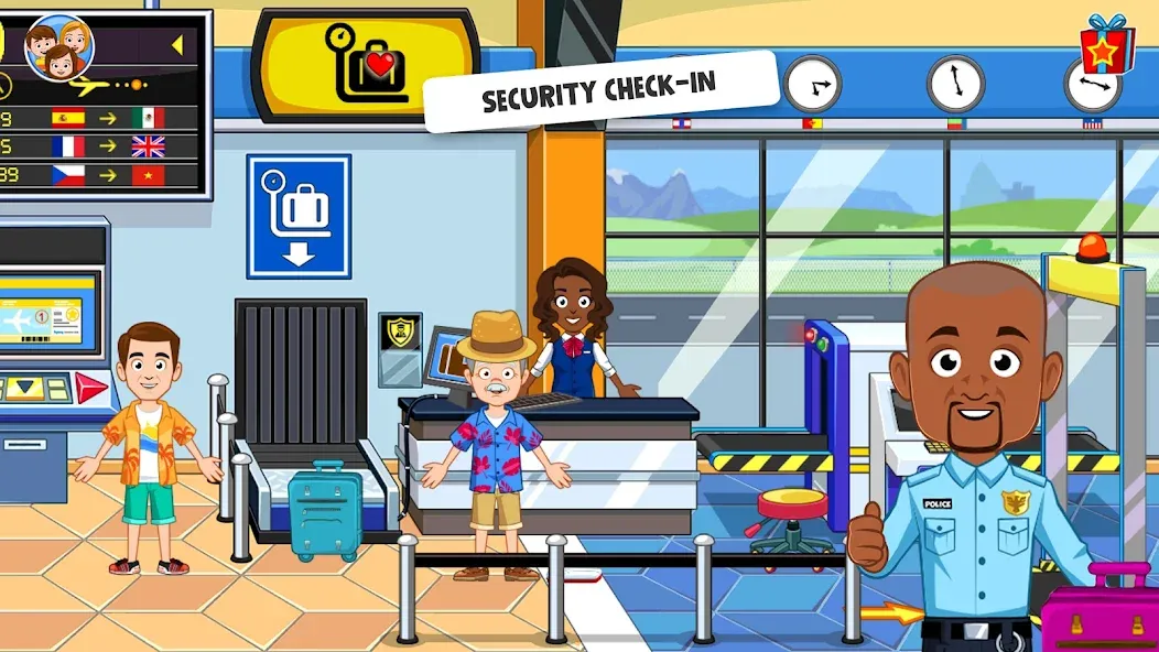 My Town Airport games for kids (Май Таун)  [МОД Unlimited Money] Screenshot 3