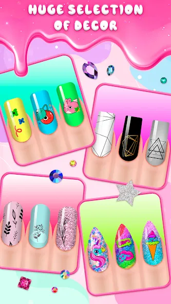 Nail Salon  [МОД Бесконечные монеты] Screenshot 2